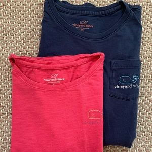 Two Vineyard Vines Long-Sleeve Tees